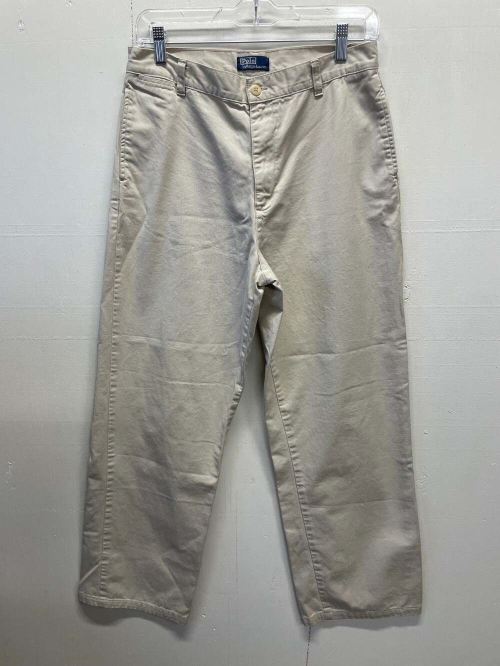 Polo Ralph Lauren Chino Pants Boys 20 Tan Cotton Classic Preppy Khaki